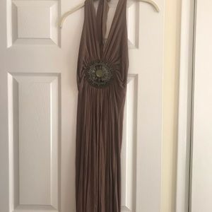 Sky Halter Maxi Dress